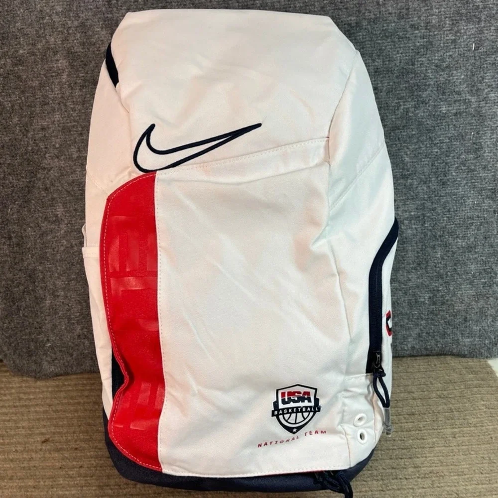 Nike Elite USA Basketball National Team Backpack White Navy Red BA5480-100